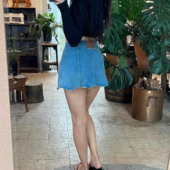 VINTAGE BAXIS DENIM SKIRT - Picture 5 of 9